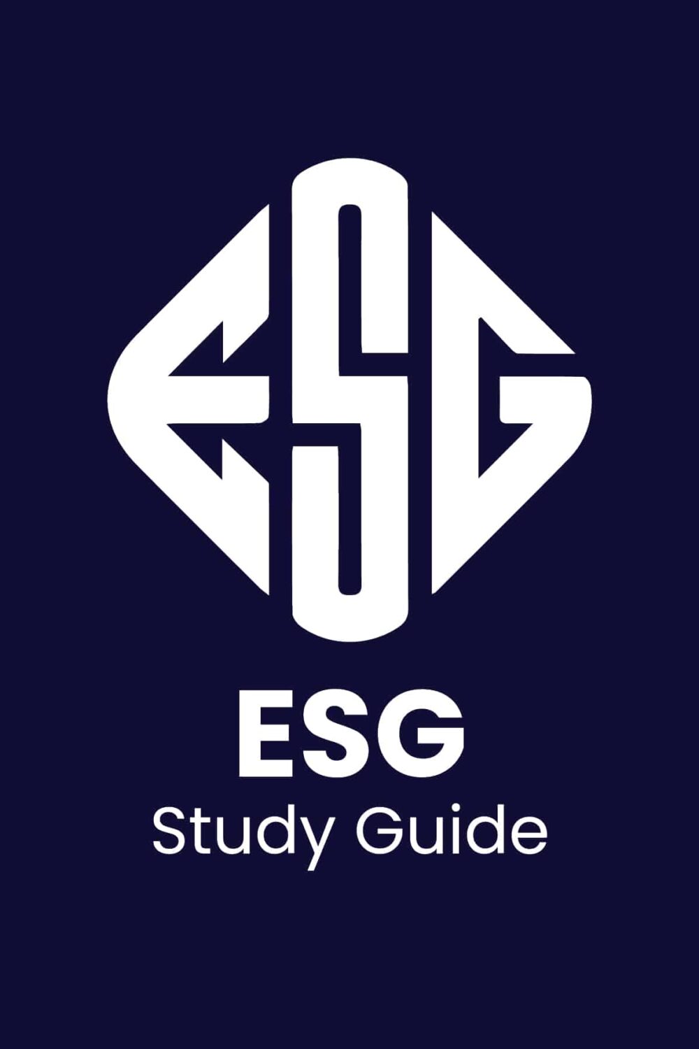 ESG Study Guide Logo in Navy